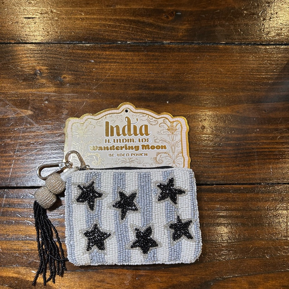 NWT Wandering Moon Viral Stars Beaded Pouch | Handmade TikTok Trend